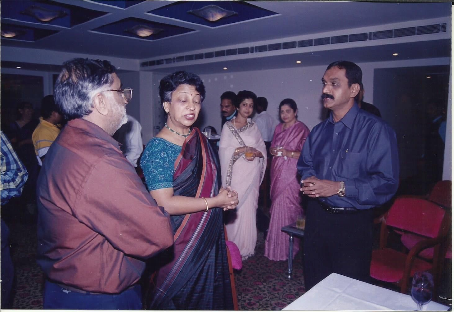 Members mingling at a gathering