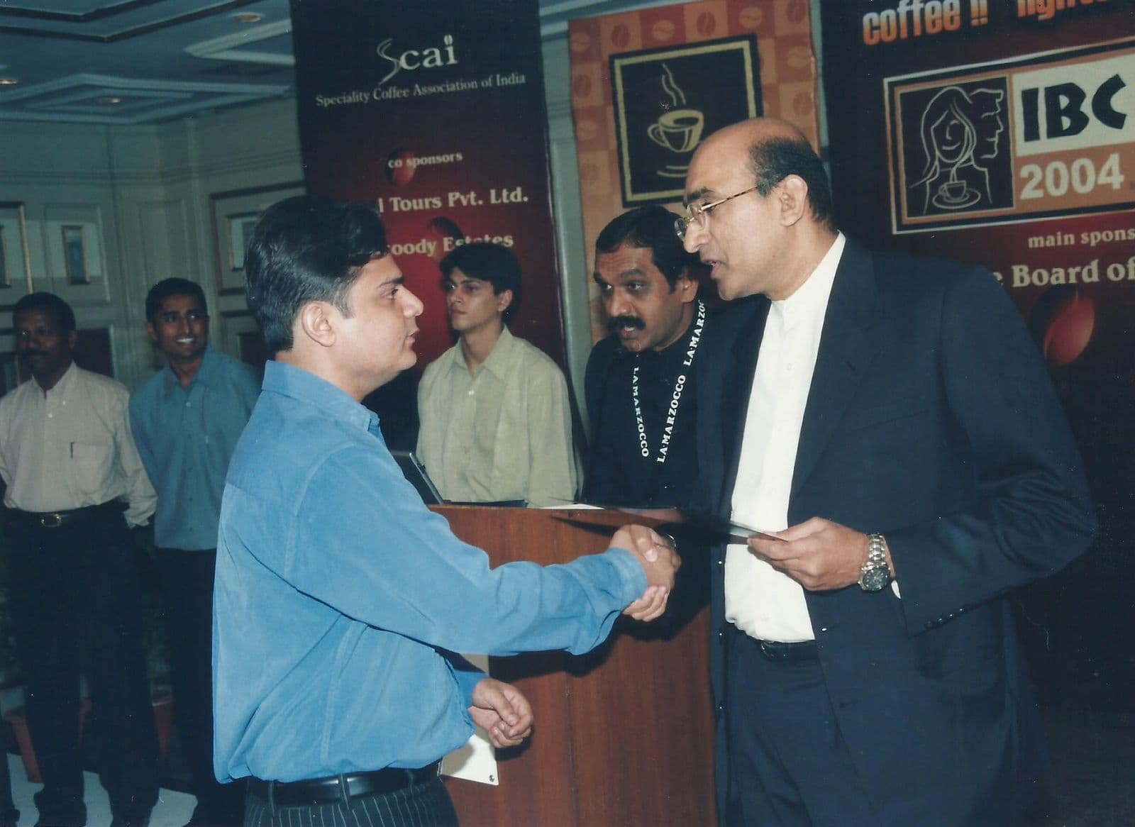 Certificate presentation at the championship