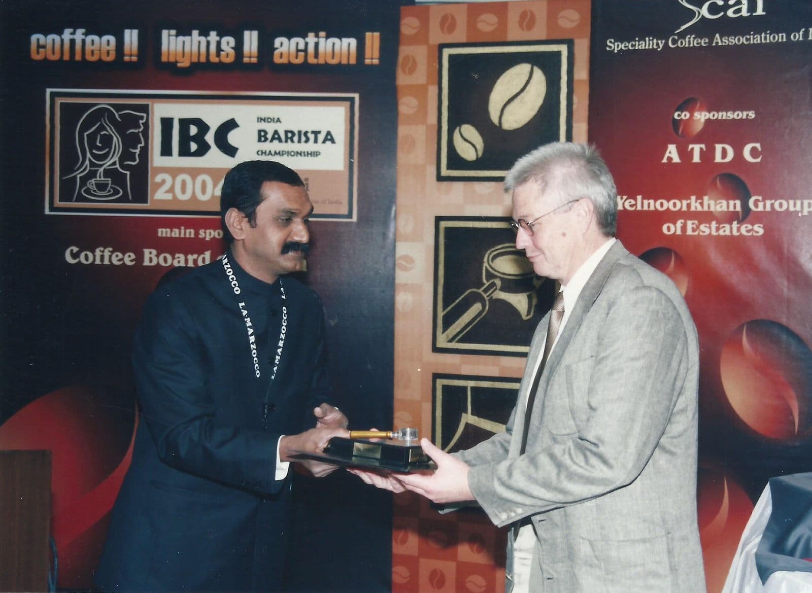 Award handover at the championship